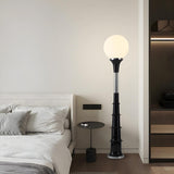 Modern Bedside Metal Space Age Murano Floor Lamp Image - 1