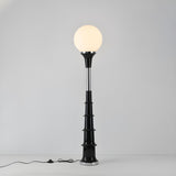 Modern Bedside Metal Space Age Murano Floor Lamp Image - 5