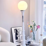 Modern Bedside Metal Space Age Murano Floor Lamp Image - 8