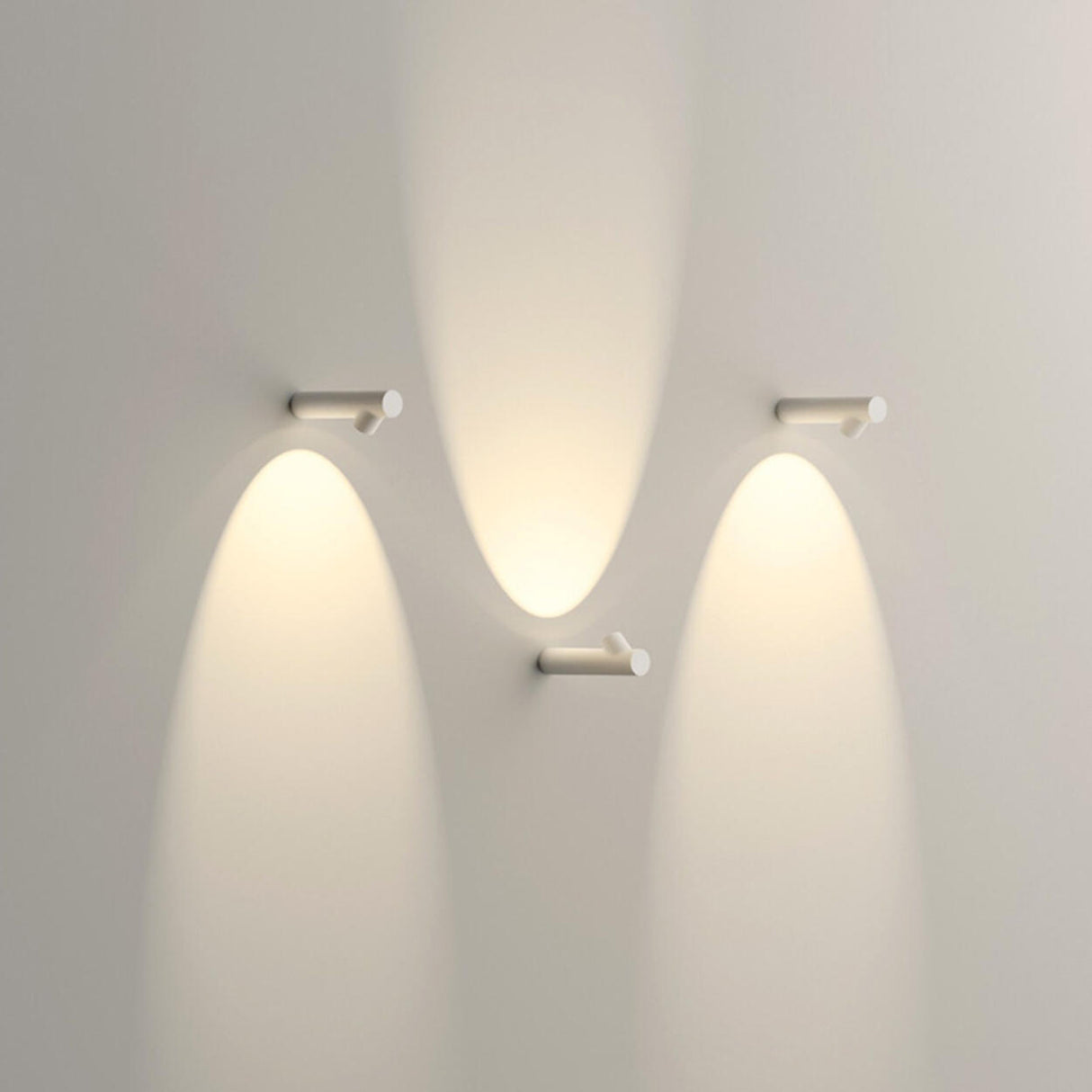 Modern Bedside White Cylindrical Metal Wall Sconce Image - 8