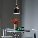 Modern Bell Matte Metal Dining Room Pendant Light Image - 3