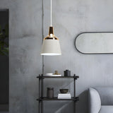 Modern Bell Matte Metal Dining Room Pendant Light Image - 4