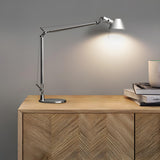 Modern Bell Shape Adjustable Mechanical Table Lamp Image - 4