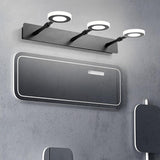 Modern Black 5 Light Bathroom Vanity Fixture Image - 3