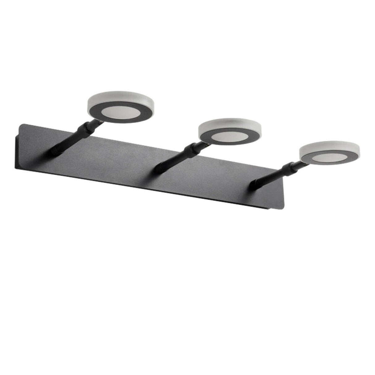 Modern Black 5 Light Bathroom Vanity Fixture Image - 5