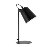 Modern Black Adjustable Shade Metal  Study Desk Lamp Image - 4