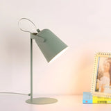 Modern Black Adjustable Shade Metal  Study Desk Lamp Image - 5