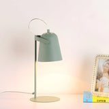 Modern Black Adjustable Shade Metal  Study Desk Lamp Image - 6