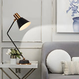 Modern Black and Gold Cone Table Lamp for Study Room Image - 4