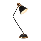 Modern Black and Gold Cone Table Lamp for Study Room Image - 5