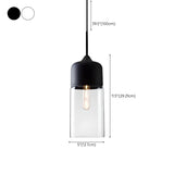 Modern Black and White Glass Geometric Pendant Light Set Image - 24