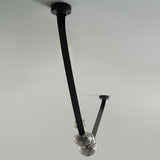 Modern Black Bubble and Belt Island Ceiling Light Image - 7