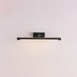 Modern Black Cylinder Metal Mirror  Vanity LED Light Image - 6