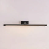 Modern Black Cylinder Metal Mirror  Vanity LED Light Image - 8