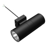 Modern Black Cylindrical Outdoor Wall Sconce Image - 10