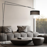 Modern Black Drum Prandina Effimera F50 Floor Lamp Image - 5