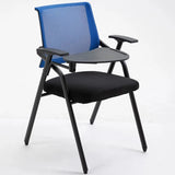 Modern Black Ergonomic Design Stackable Mesh Office Chair Image - 17