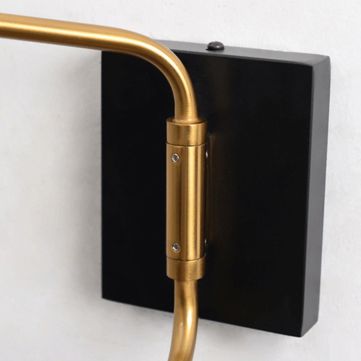 Modern Black Geometric Dual-Arm Rotatable Wall Lamp Image - 14