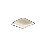 Modern Black Geometry Wave LED Flush Mount Fixture Image - 5