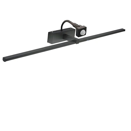 Modern Black Linear LED Bathroom Mirror Vanity Light Image - 2