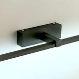 Modern Black Linear LED Bathroom Mirror Vanity Light Image - 9