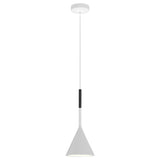 Modern Black Metal Disk Cylinder Pendant Light Image - 8