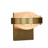 Modern Black Metal Frosted Glass Globe Wall Sconce Image - 5