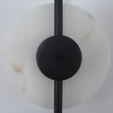 Modern Black Metal LED Vertical String Wall Sconce Image - 7