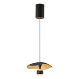 Modern Black Metal Warm Geometric Pendant Light Image - 2