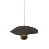 Modern Black Metal Warm Geometric Pendant Light Image - 6