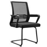 Modern Black Mid-Back Ergonomic Mesh Office Chair Image - 5