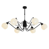 Modern Black Multi-Arm Ceiling Chandelier Lamp