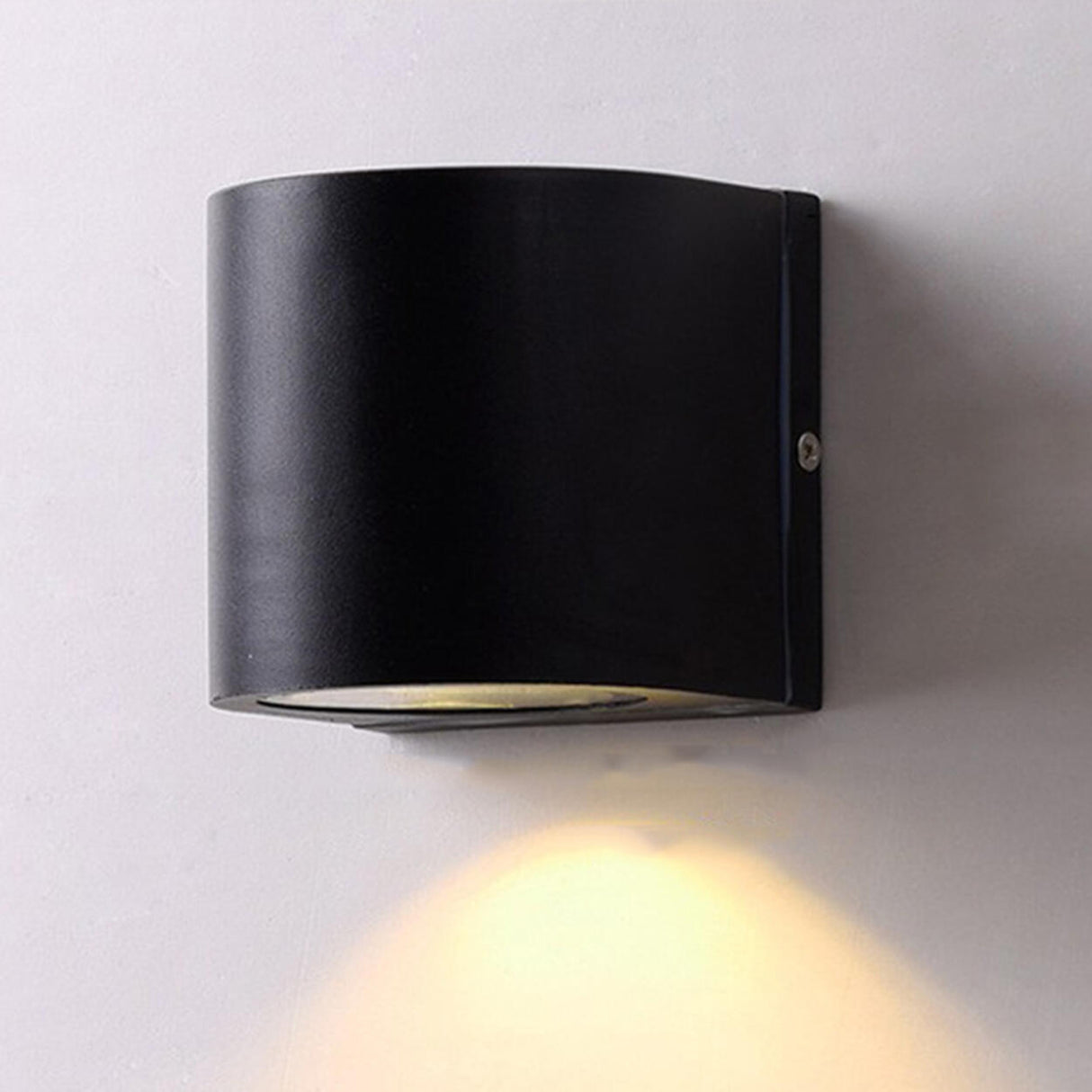 Modern Black Outdoor Up Down Wall Sconce Image - 17