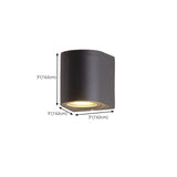 Modern Black Outdoor Up Down Wall Sconce Image - 25