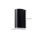 Modern Black Outdoor Up Down Wall Sconce Image - 28