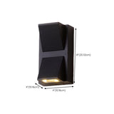 Modern Black Outdoor Up Down Wall Sconce Image - 32