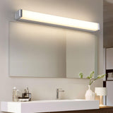 Modern Black Rectangluar LED Bathroom Vanity Light Image - 3