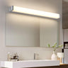 Modern Black Rectangluar LED Bathroom Vanity Light Image - 3