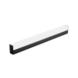 Modern Black Rectangluar LED Bathroom Vanity Light Image - 5