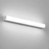 Modern Black Rectangluar LED Bathroom Vanity Light Image - 7