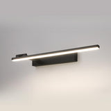 Modern Black Rectangular Bathroom Vanity Light  Image - 3