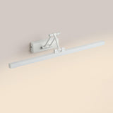 Modern Black Rectangular Integrated LED Vanity Light Image - 12