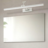 Modern Black Rectangular Integrated LED Vanity Light Image - 3