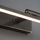 Modern Black Rectangular LED Bathroom Vanity Light  Image - 10