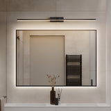 Modern Black Rectangular LED Bathroom Vanity Light  Image - 4