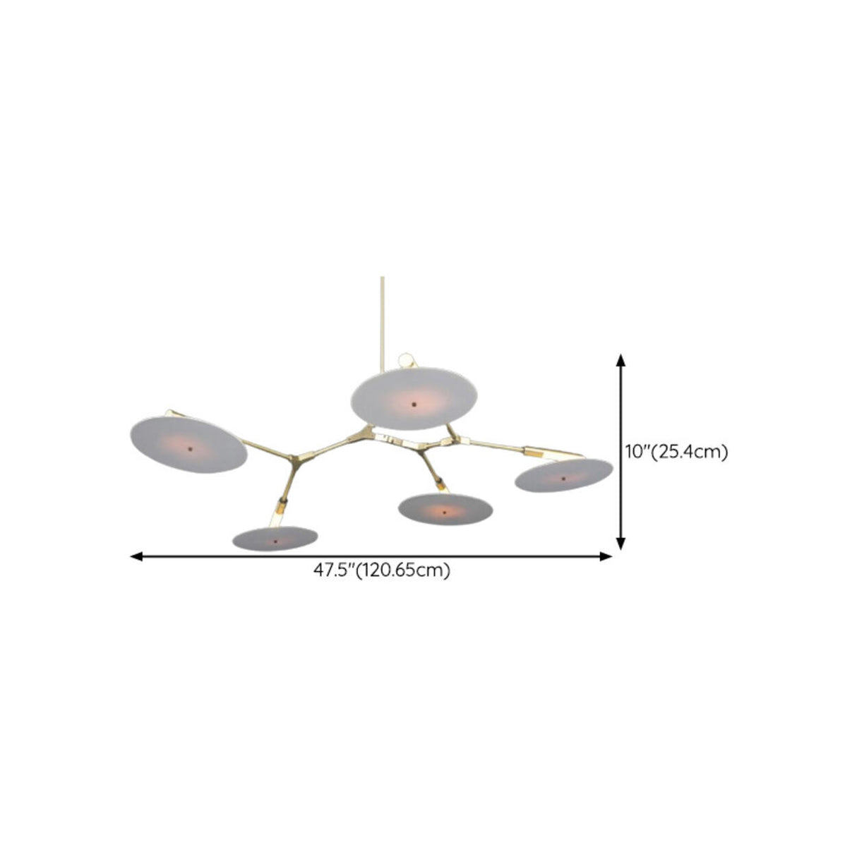 Modern Black Spider Branch Acrylic LED Chandelier 