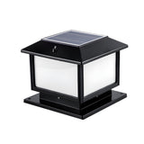 Modern Black Square LED Metal Outdoor Table Lamp  Image - 6