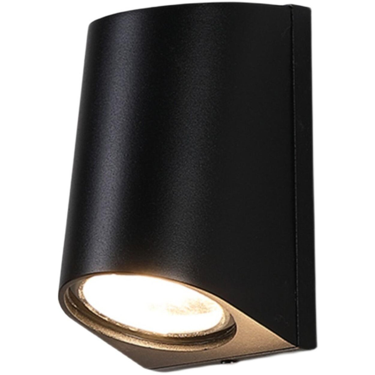 Modern Black Square Outdoor Up Down Wall Light Image - 10