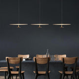 Modern Black UFO Disc Acrylic Dining Room Pendant Light Image - 5