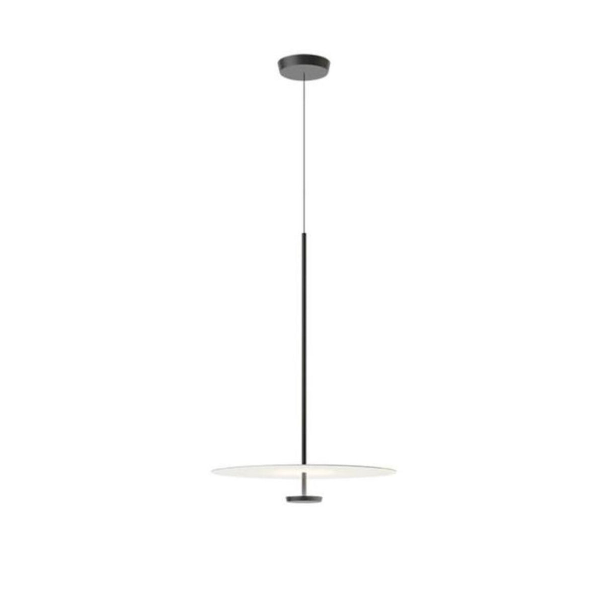 Modern Black UFO Disc Acrylic Dining Room Pendant Light Image - 6